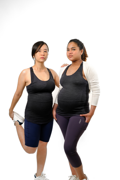 Maternity Round Neck Nursing Tank Top