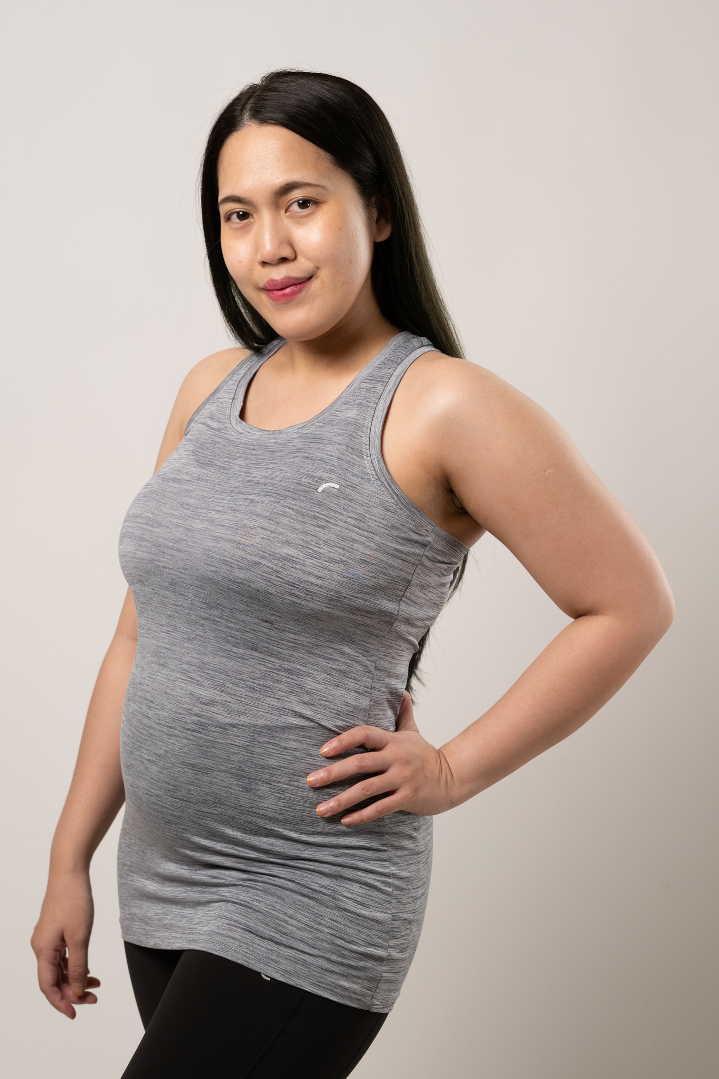 Maternity Round Neck Tank Top