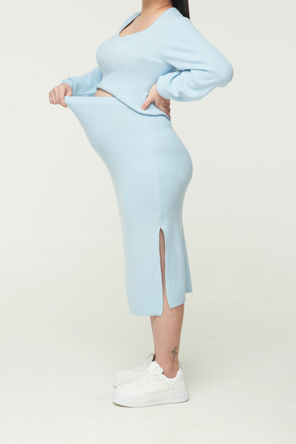 Knit Midi Skirt
