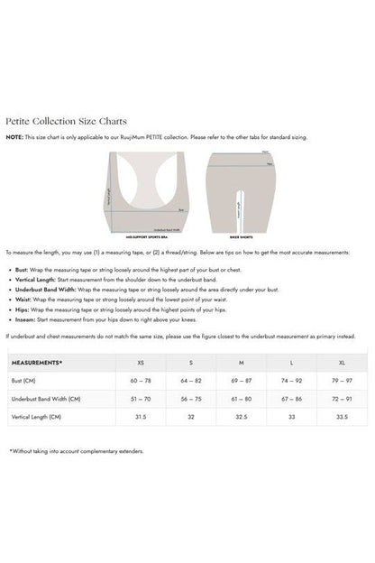 Petite Maternity Mid-Support Sports Bra