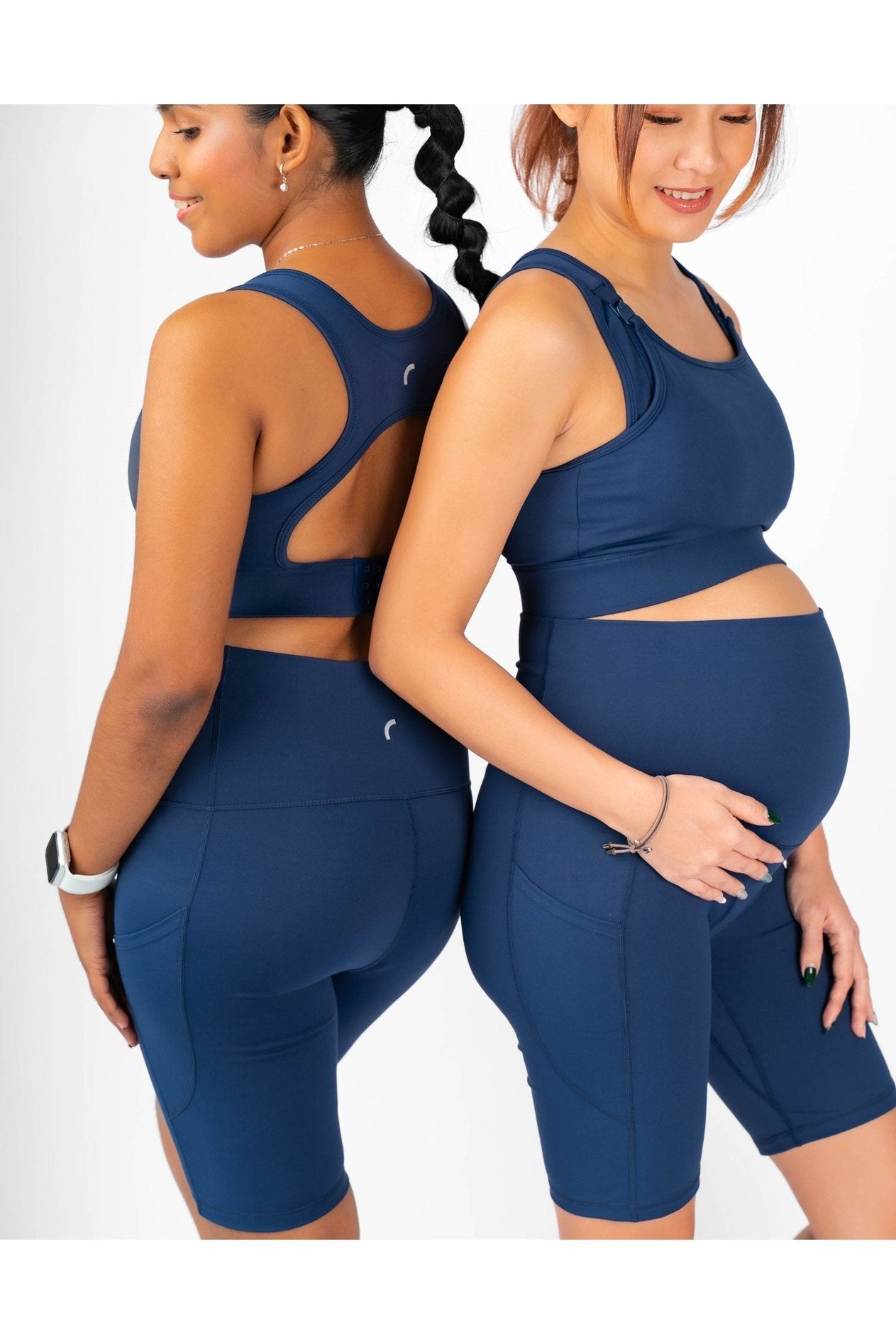 Petite Maternity Mid-Support Sports Bra